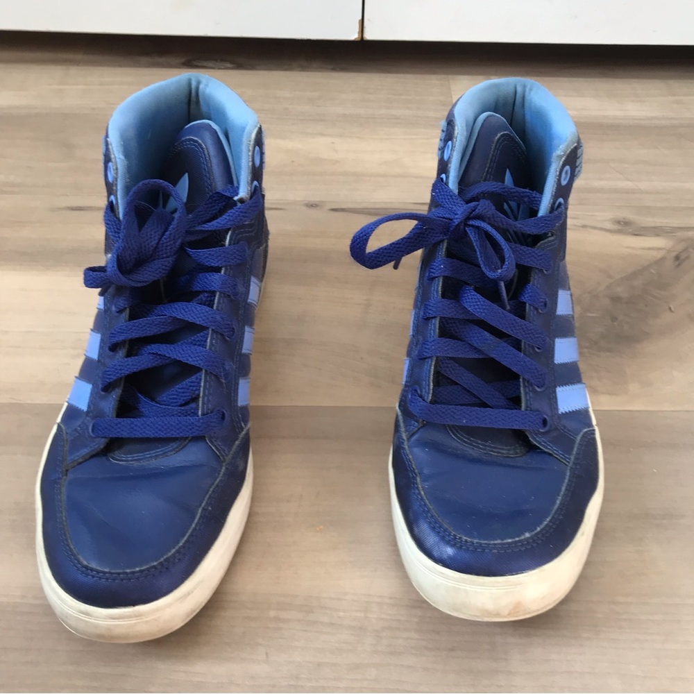 Adidas Blue High Tops